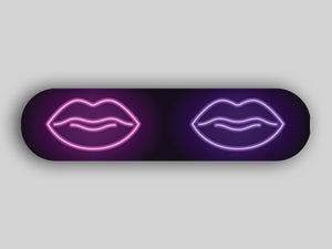 Neon lips